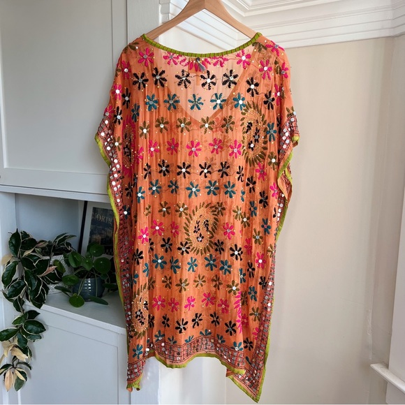 Handmade Mirror Work Embellished Tunic - Picture 2 of 7
